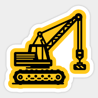 Construction Crane Sticker